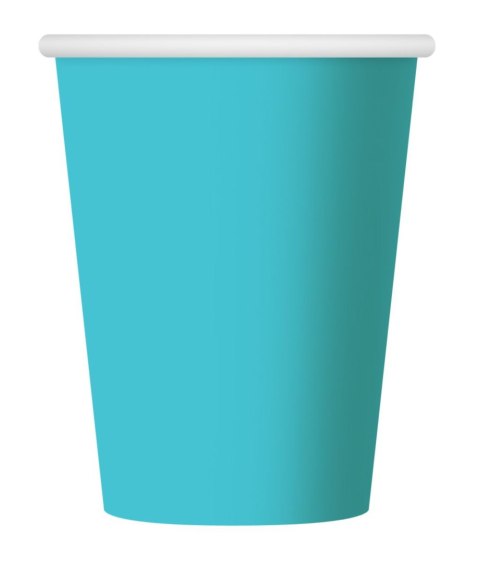 Kubek jednorazowy JEDNOKOLOROWE BŁĘKITNE papier 270ml Godan (PF-KJB)