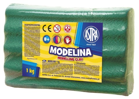 Modelina Astra 1 kol. zielona 1000g Modelina Astra 1 kol. zielona 1000g