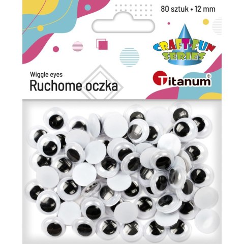 Oczka Titanum Craft-Fun Series 12mm 80 szt (O004) Oczka Titanum Craft-Fun Series 12mm 80 szt (O004)