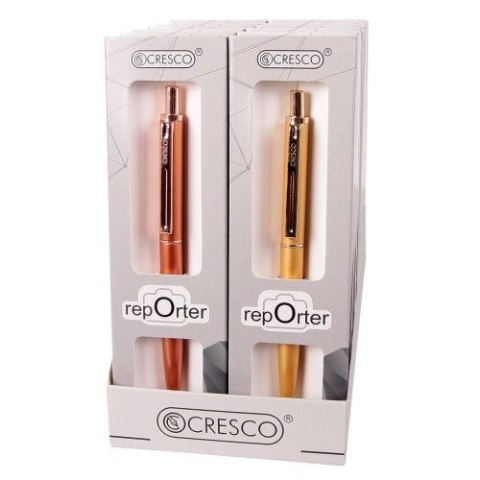 Długopis standardowy Cresco Reporter Premium 5907464218604 niebieski (290103) Długopis standardowy Cresco Reporter Premium 5907464218604 niebieski (290103)