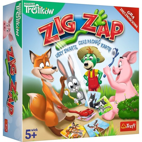 Gra strategiczna Trefl Rodzina Treflików ZIG ZAP Zig Zap (02070) Gra strategiczna Trefl Rodzina Treflików ZIG ZAP Zig Zap (02070)