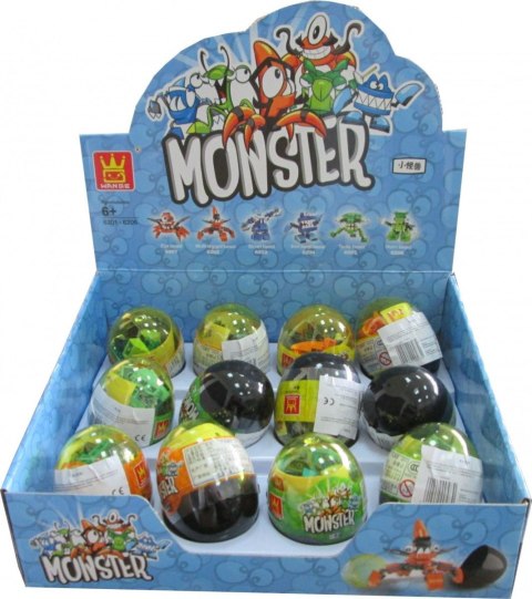Klocki plastikowe Norimpex monster w jajku (NO-1000583) Klocki plastikowe Norimpex monster w jajku (NO-1000583)