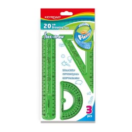 Komplet geometryczny Keyroad elastyczny 3 el. (KR971698)