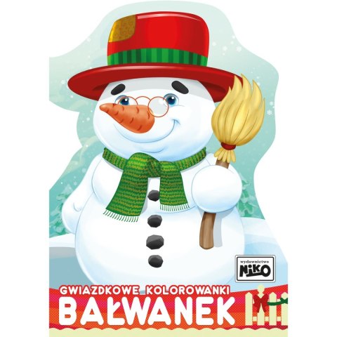 Książeczka edukacyjna gwiazdkowe kolorowanki Bałwanek Niko Książeczka edukacyjna gwiazdkowe kolorowanki Bałwanek Niko