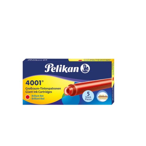Naboje długie Pelikan GTP/5 310623 czerwony (300004109) Naboje długie Pelikan GTP/5 310623 czerwony (300004109)