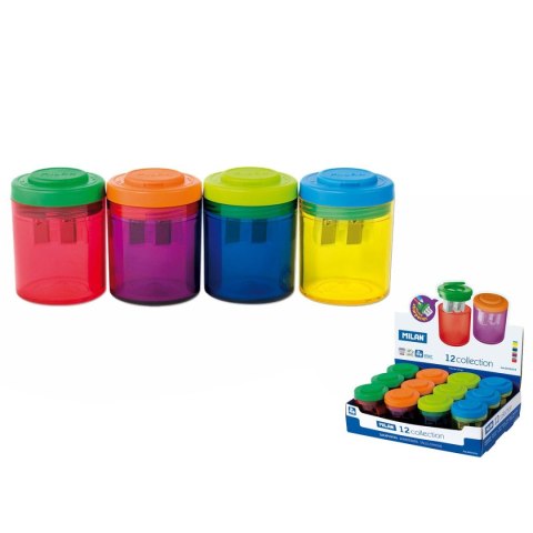 Temperówka Milan School mix plastik (20161912) Temperówka Milan School mix plastik (20161912)