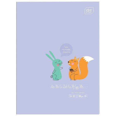 Zeszyt Interdruk B&B Kids Pastel A4 31k. 90g trzy linie (ZEA432K=) Zeszyt Interdruk B&B Kids Pastel A4 31k. 90g trzy linie (ZEA432K=)