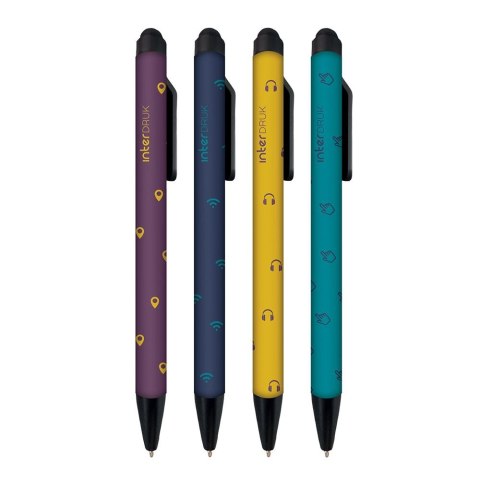 Długopis żelowy 0 wkład niebieski 1,0mm Interdruk (5902277313232)