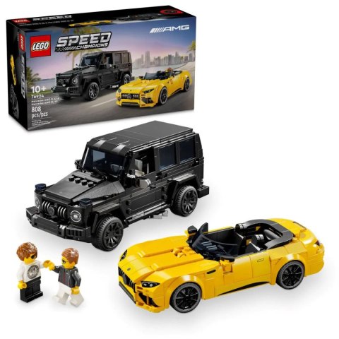 Klocki konstrukcyjne Speed Champions Mercedes-AMG G 63 i Mercedes-AMG SL 63 Lego (76924)