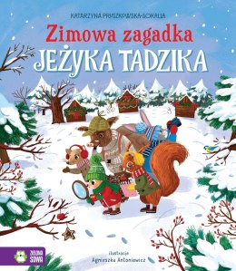 Książka dla dzieci Zimowa zagadka jeżyka Tadzika Aksjomat