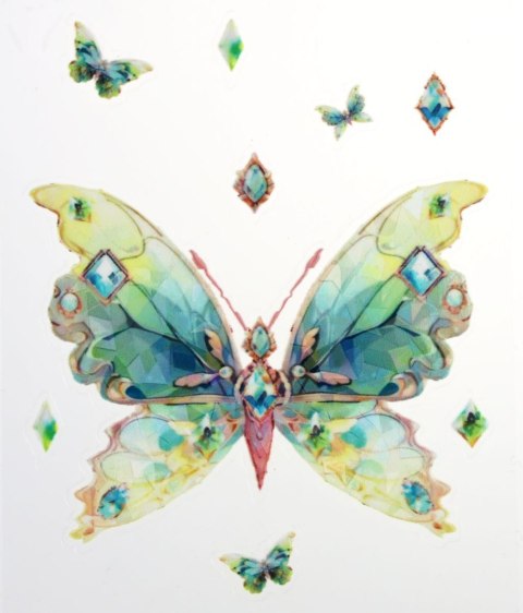 Naklejka (nalepka) Craft-Fun Sereis Motyle foliowe Titanum (25MD008)