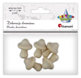 Ozdoba drewniana Craft-Fun Series grzybki Titanum (24MT0912)