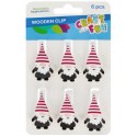Ozdoba drewniana Klamerki Xmass Craft With Fun (567219)