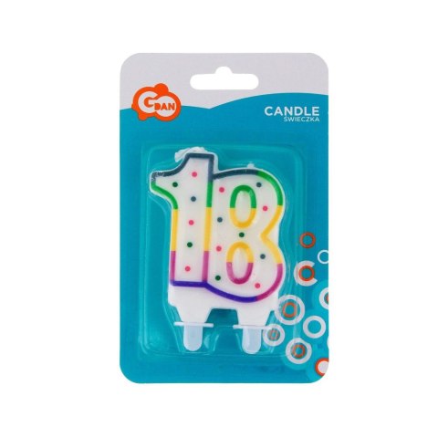 Świeczka urodzinowa KROPECZKI URODZINOWE Godan (PF-SCK18)