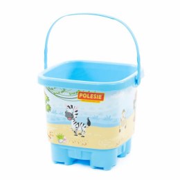 Wiaderko zamek duże z nalepką Polesie (62390)