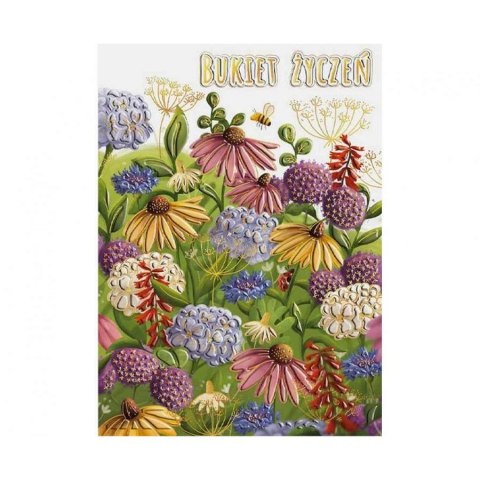 Kartka składana KARNET B6 bukiet kolor B6 Henry (5905701489732)