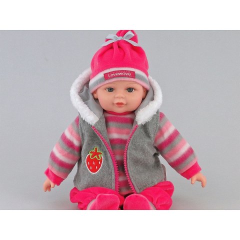 Lalka Bobas 35 cm, z polskim dźwiękiem, BOX Adar (501300)