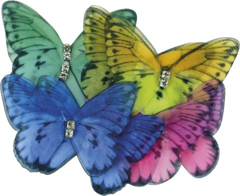 Ozdoba materiałowa Craft-Fun Series motyle Titanum (25HF001)