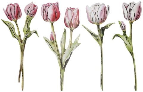 Ozdoba papierowa Craft-Fun Series Flower Letter tulipany Titanum (24XQ0501-11)