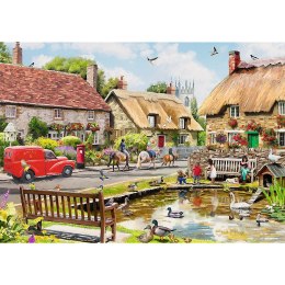 Puzzle Premium Plus Lato w miasteczku 1000 el. Trefl (10808)