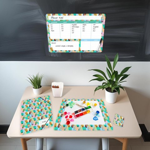 Zestaw szkolny Bubble tea 4 el. Biurfol (KPL-NADRUK-01-37)