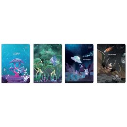 Zeszyt METALIC FANTASY A5 16k. 70g trzy linie Interdruk