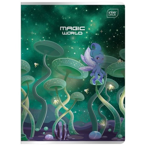 Zeszyt METALIC FANTASY A5 16k. 70g trzy linie Interdruk