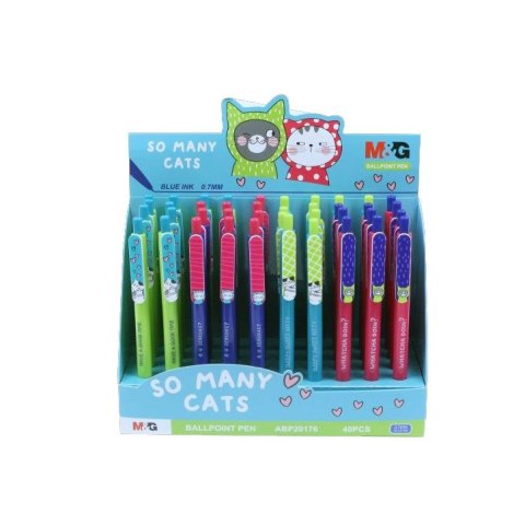 Długopis wkład niebieski 0,7mm M&G (MG ABP20176 KP40)