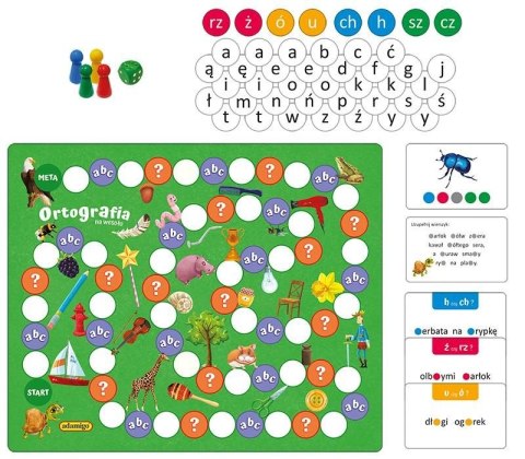 Gra edukacyjna Ortografia na wesoło Adamigo