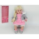 Lalka 45cm, szyte włosy, z dźwiękiem: śpiewa i mówi po polsku [mm:] 450 Adar (520769)