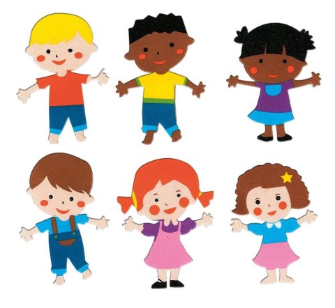 Naklejka (nalepka) Craft-Fun Series piankowe Dzieci Titanum (4636)