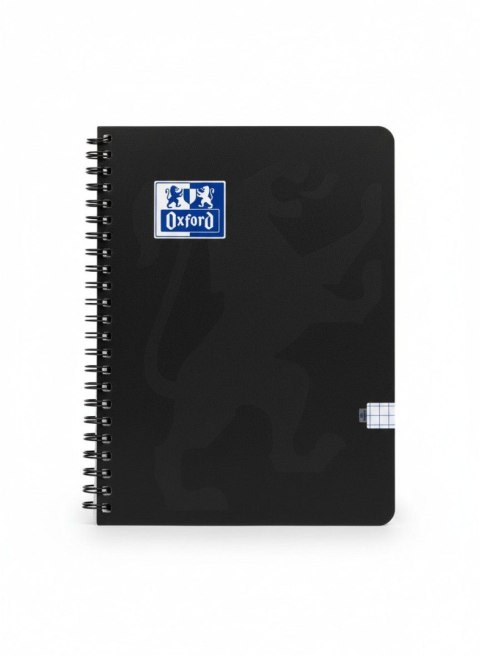 Notes (notatnik) czarny A5 80k. krata Oxford (40019077)
