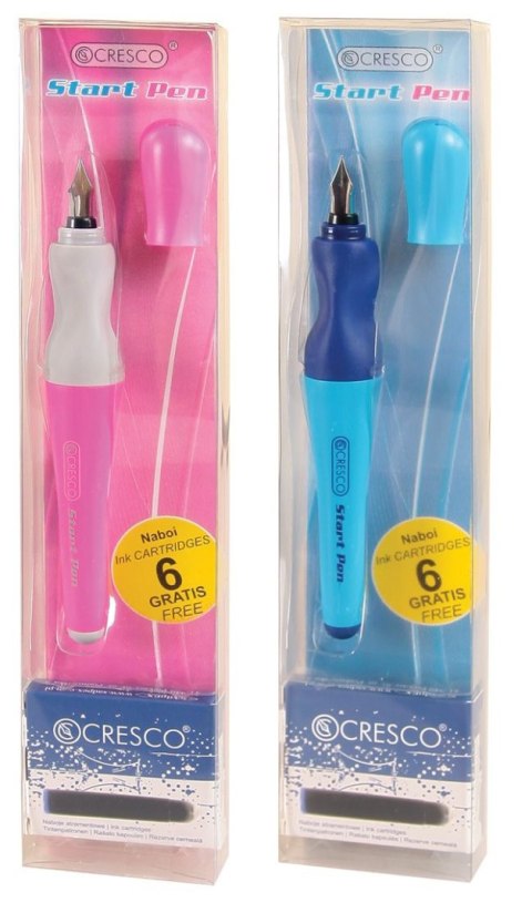 Pióro na naboje Cresco Start Pen + 6 naboi (250002)
