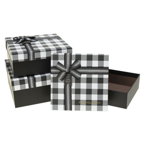 Pudełko na prezent Rozette (PUG-22157-KW set 3 pcs)