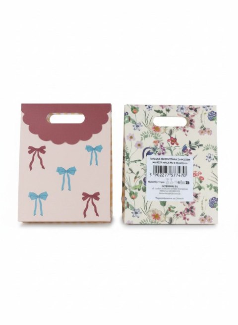 Torba prezentowa mała zapinana na rzep [mm:] 120x60x 100 Interdruk (190g)