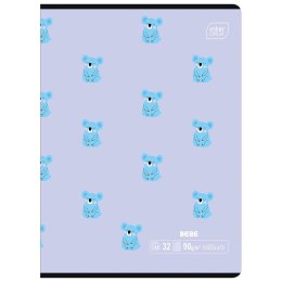 Zeszyt BEBE KIDS A5 32k. 90g krata Interdruk