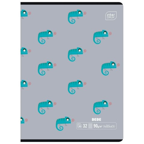 Zeszyt BEBE KIDS A5 32k. 90g krata Interdruk