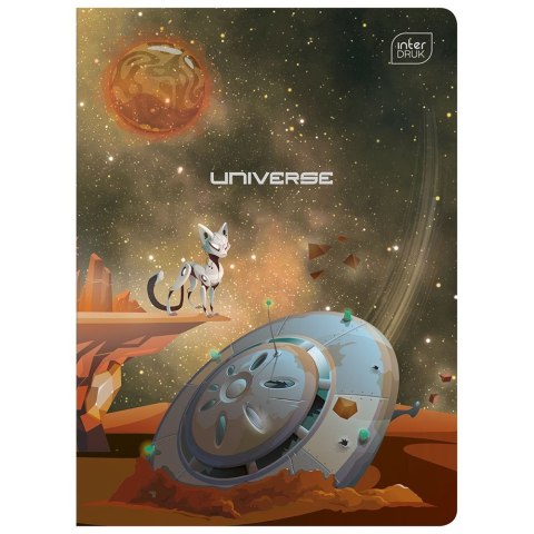 Zeszyt METALIC FANTASY A5 32k. 70g linia kolor Interdruk