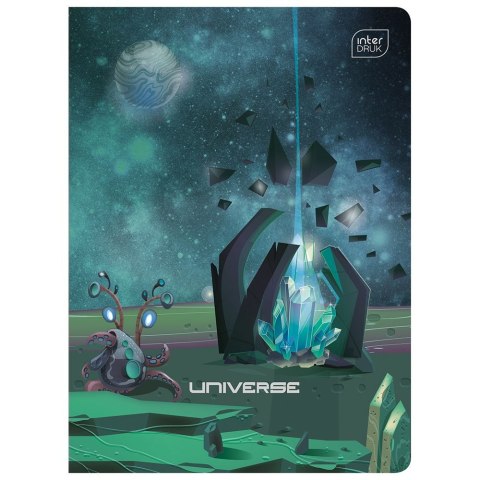 Zeszyt METALIC FANTASY A5 32k. 70g linia kolor Interdruk