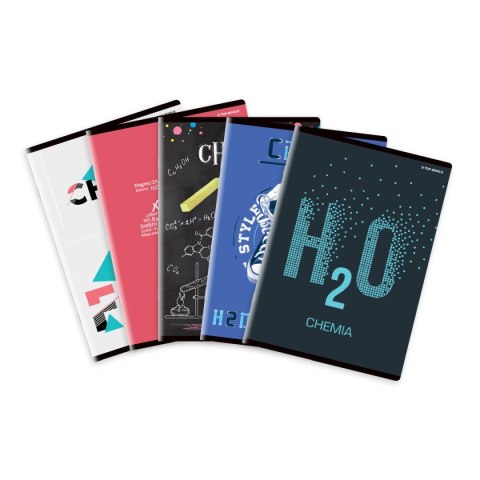 Brulion tematyczny chemia A5 80k. 70g krata Top 2000 (400132314)