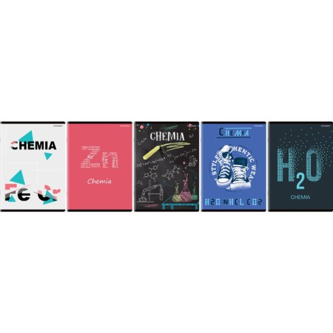 Brulion tematyczny chemia A5 80k. 70g krata Top 2000 (400132314)