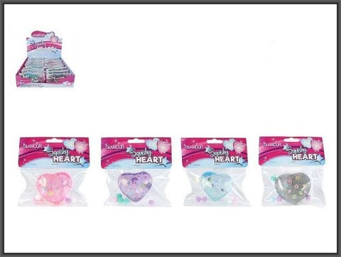 Gniotek Serce odkształcające się 4-kolory Hipo (621995)