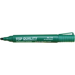 Marker permanentny wkład zielony 2,0mm okrągła końcówka Top Quality (715)