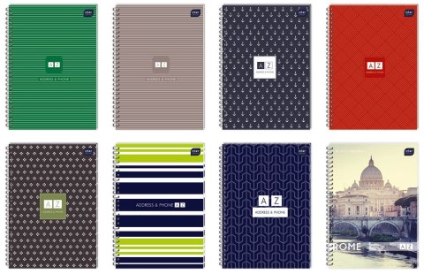 Skorowidz A6 linia [mm:] 105x148 Interdruk (SKA6F)