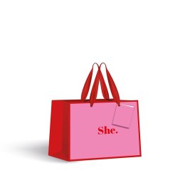 Torba prezentowa GOLD torby ozdobne 5902277318046 [mm:] 230x180x 100 Interdruk (23X18X10)