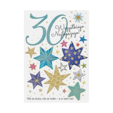 Kartka składana A5 30 GWIAZDY A5 Henry (5905701484096)