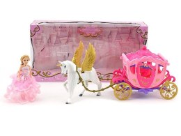 Lalka z karocą i koniem [mm:] 290 Adar (525191)