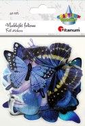 Naklejka (nalepka) Craft-Fun Series Motyle niebieskie foliowe Titanum (25MD009)