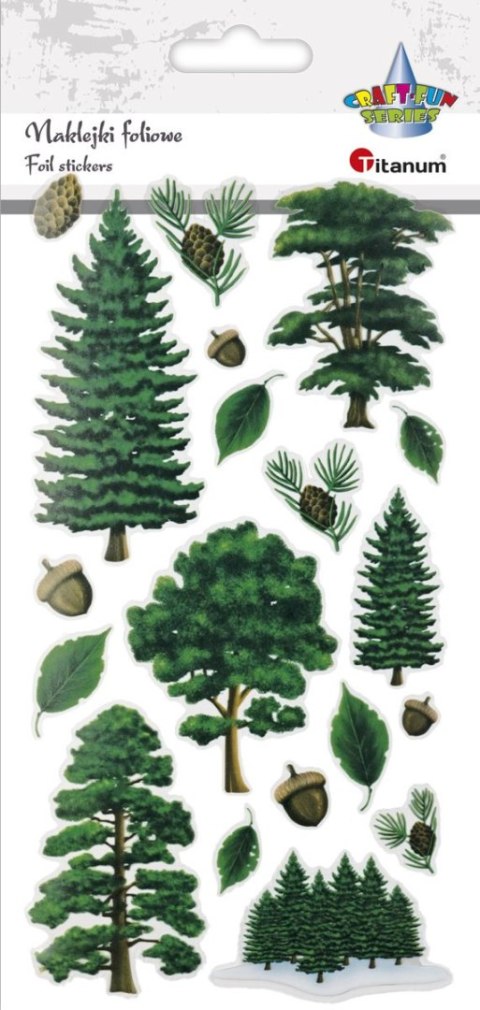 Naklejka (nalepka) Craft-Fun Series majestatyczne drzewa Titanum (400350)