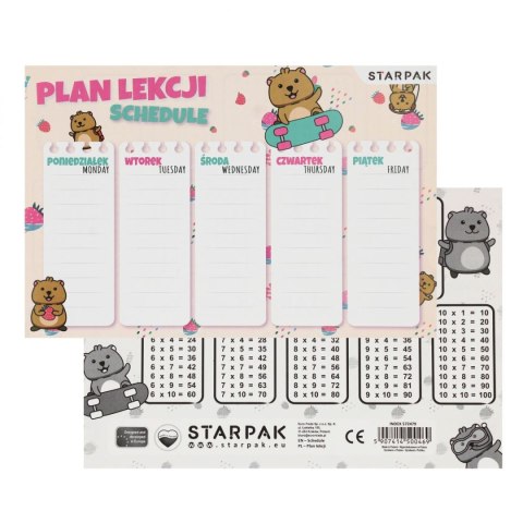 Plan lekcji Kuoka Starpak (572479)